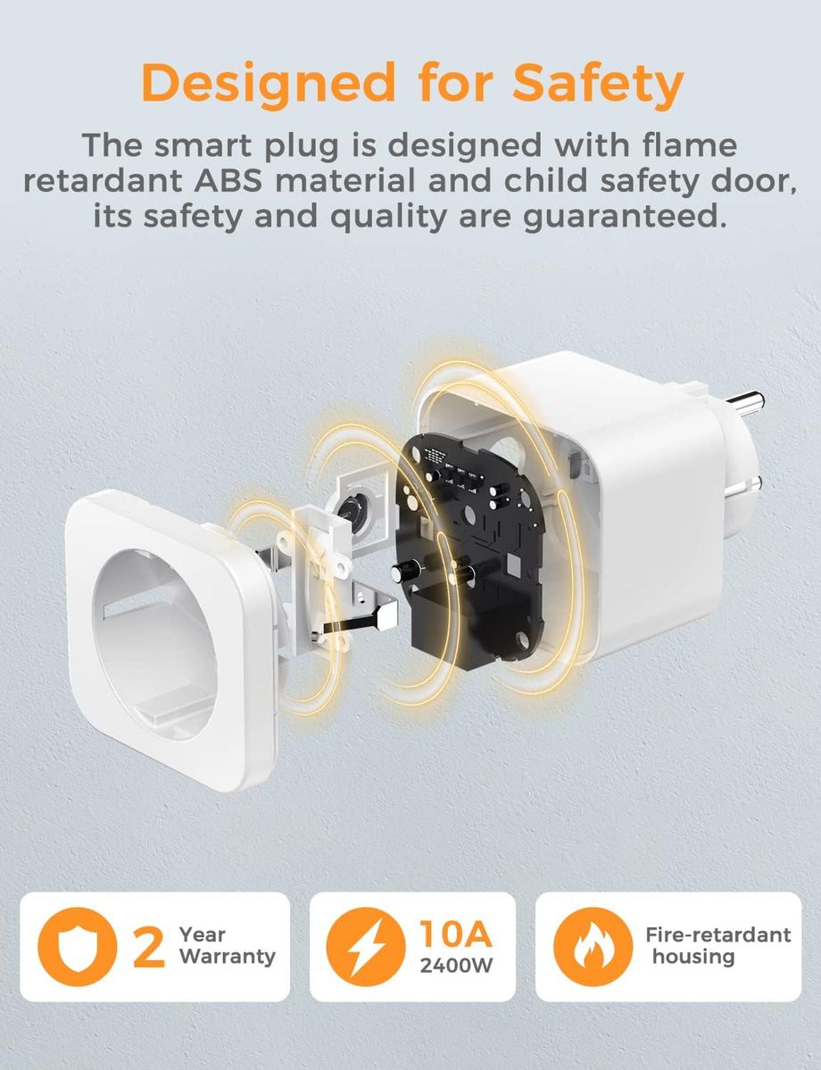 Refoss WLAN Steckdose Zeitschaltuhr Steckdose 2er Pack Smart MINI Steckdose mit Fernbedienung, Smart Home WiFi Steckdose mit Sprachsteuerung, Smart Plug Funktioniert mit Alexa, Google Refoss WLAN Steckdose Zeitschaltuhr Steckdose 2er Pack Smart MINI Steckdose mit Fernbedienung, Smart Home WiFi Steckdose mit Sprachsteuerung, Smart Plug Funktioniert mit Alexa, Google