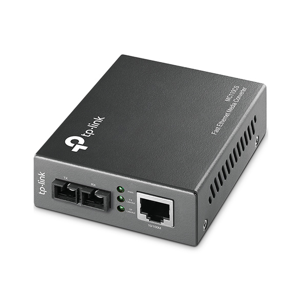 TP-Link MC110CS Netzwerk Medienkonverter 100 Mbit/s 1310 nm Einzelmodus Schwarz
