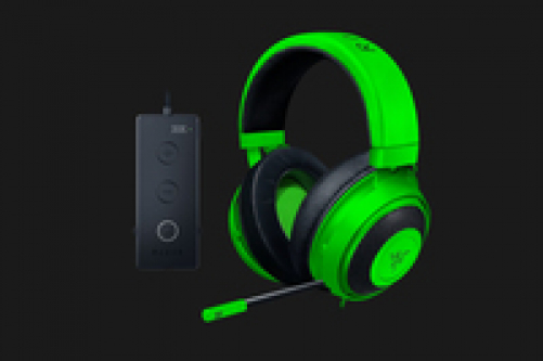 Razer Kraken Tournament Edition Gaming Headset Virtual 7.1 Surround-Sound 3.5mm for PC Green