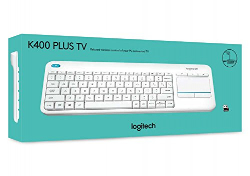 logitech K400 Plus Tastatur RF Wireless Weiß (ESP Layout - QWERTY)