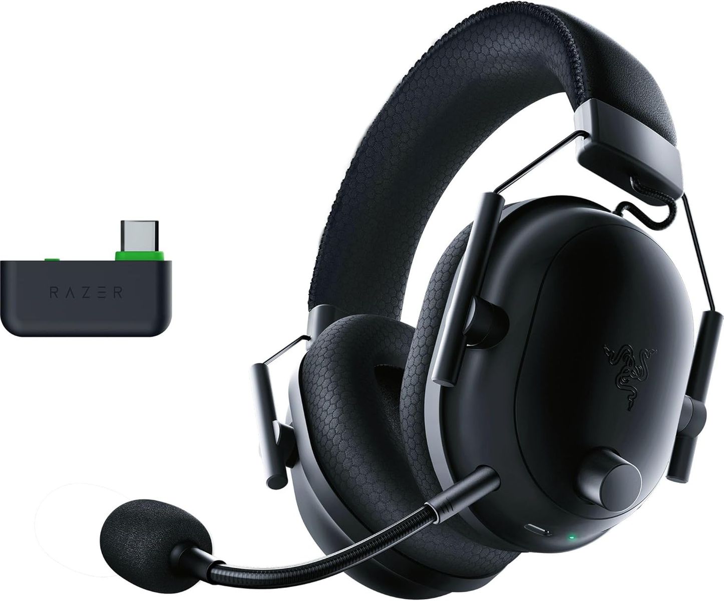 Razer Blackshark V2 Pro (Xbox) - Kabelloses Konsolen E-Sport Headset für Xbox S|X & One (Triforce 50mm Treiber, HyperSpeed Wireless 2,4 GHz, abnehmbares HyperClear Mikrofon) Schwarz