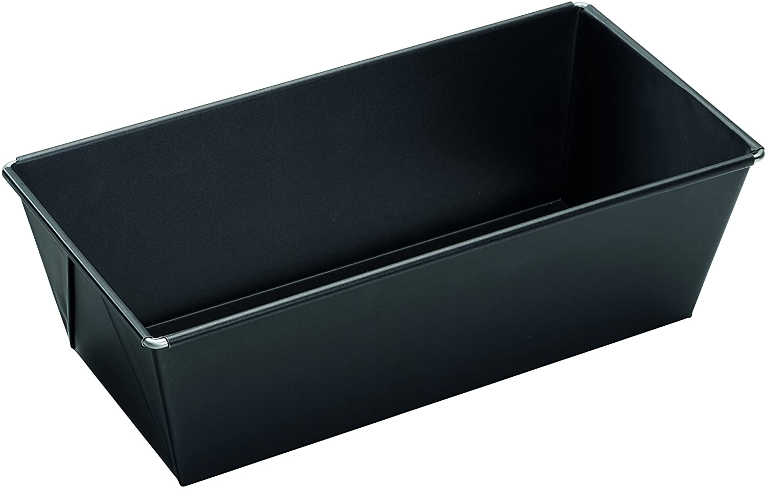 Dr. Oetker bread baking pan 30 cm, king cake pan with non-stick coating, high quality loaf pan, square cake pan (color: black), quantity: 1 piece