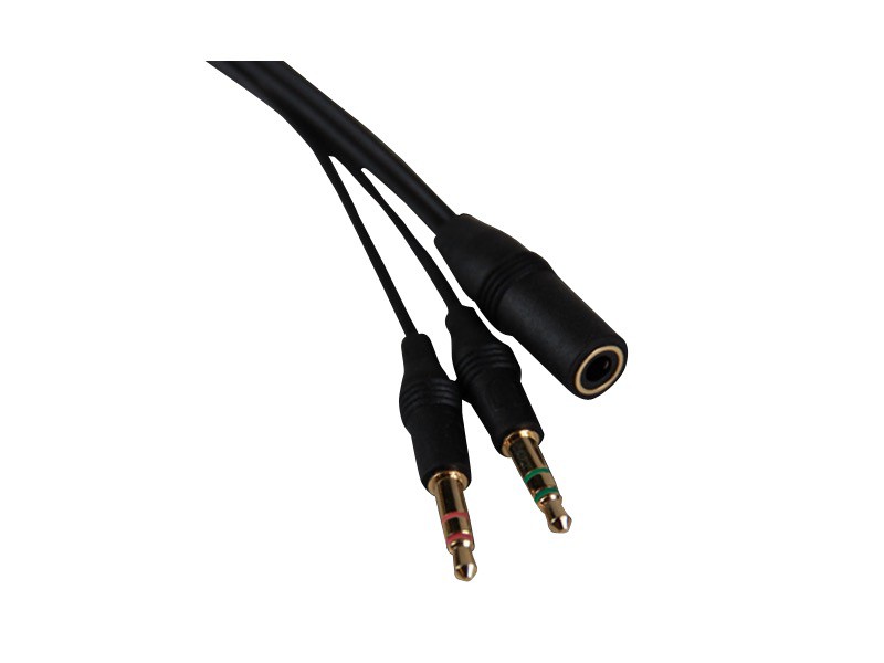 Razer Audio / Mic Splitter Adapter Audio-Cable 3.5mm 1m Black