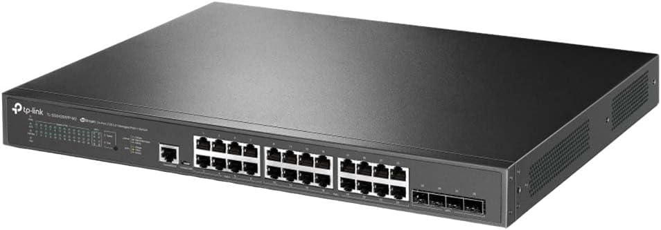 TP-Link Omada SG3428XPP-M2 Netzwerk-Switch Managed L2+ 2.5G Ethernet (100/1000/2500) Power over Ethernet (PoE) 1U Schwarz