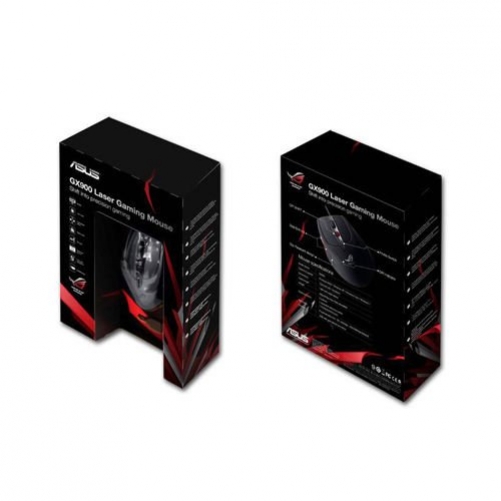 ASUS ROG GX950 Laser 8.200 DPI Wired Gaming 6-Tasten Maus Ergonomisch schwarz