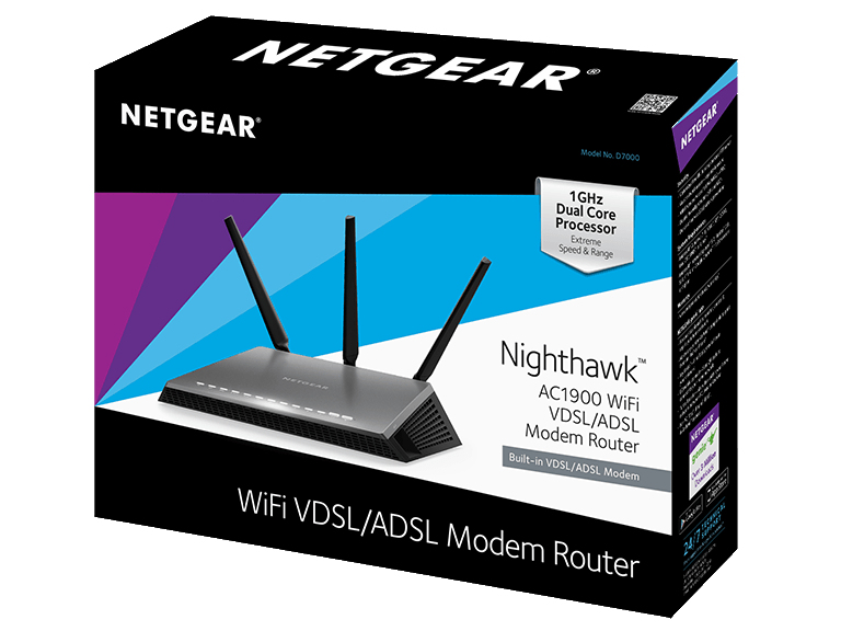 Netgear Nighthawk AC1900 WLAN-VDSL-/ADSL-Modemrouter