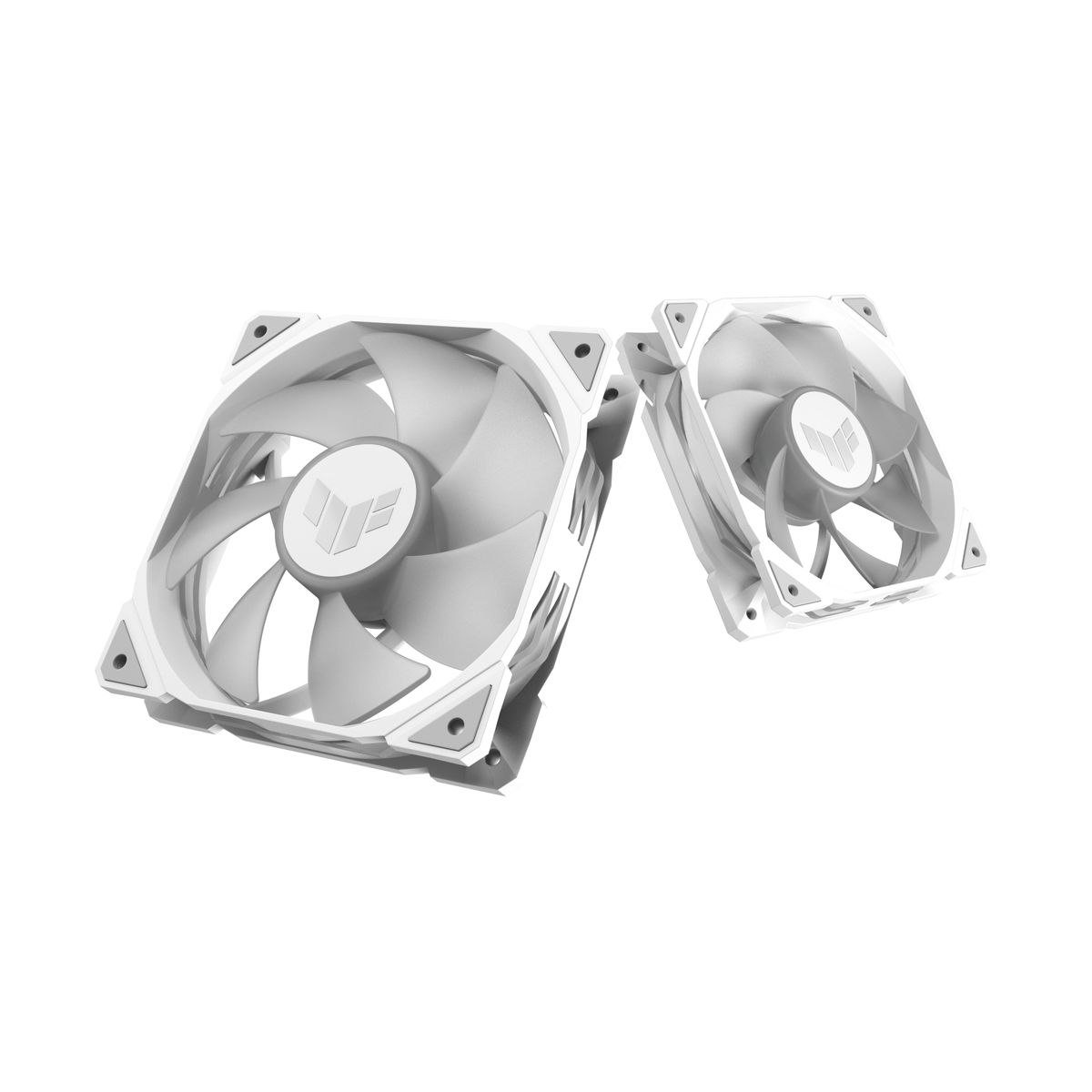 ASUS TUF GAMING TR120 ARGB REVERSE 3er-Set Weiß, 120 mm Gehäuselüfter, 2000 RPM, PWM, 29 dB, 2,75 mmH2O, Hydraulisches Lager