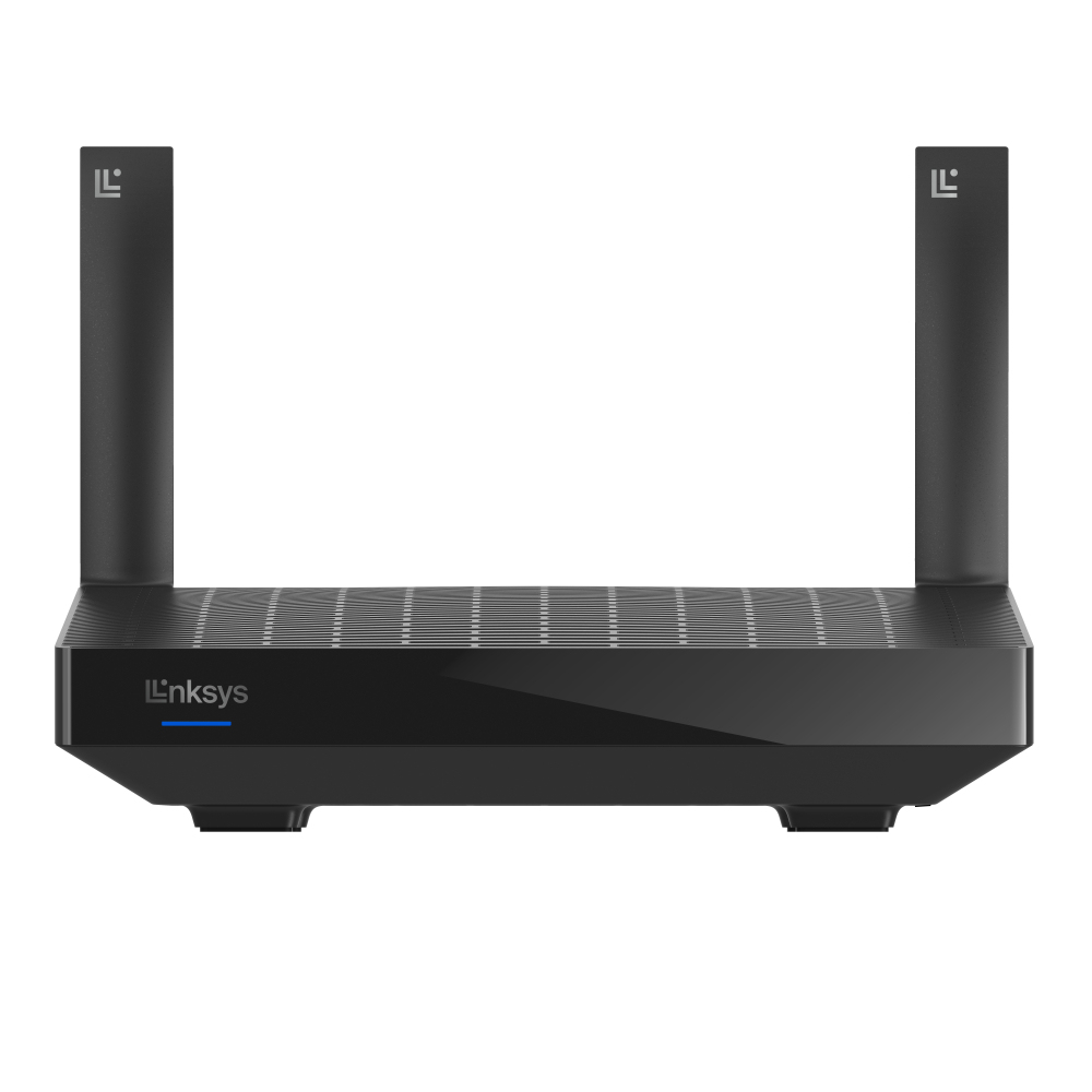 Linksys MR2000-KE WLAN-Router Dual-Band, Wi‑Fi 6 (802.11ax) 2000 Mbit/s, Gigabit Ethernet, 4x LAN, USB, Schwarz