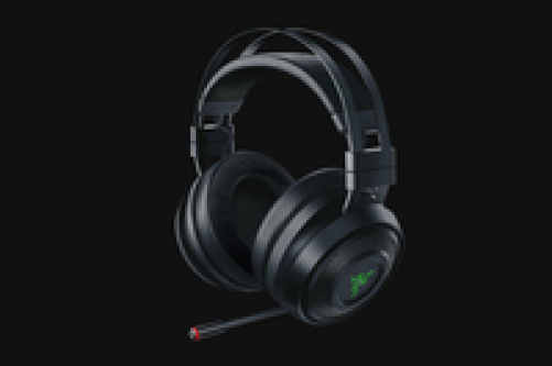 Razer Nari Gaming Headset 360° Surround-Sound Wireless RF + 3.5mm Chroma RGB for PC PS4* Black