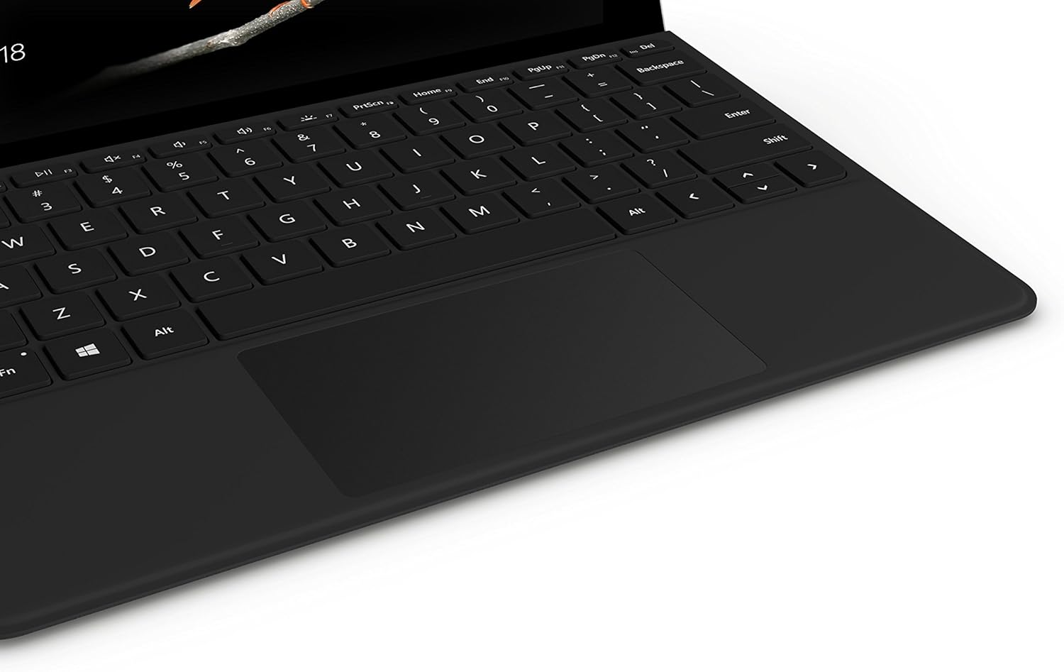 Microsoft Surface Go Type Cover (fu00fcr Surface Go 1-4) Schwarz - (UK Layout - QWERTY)
