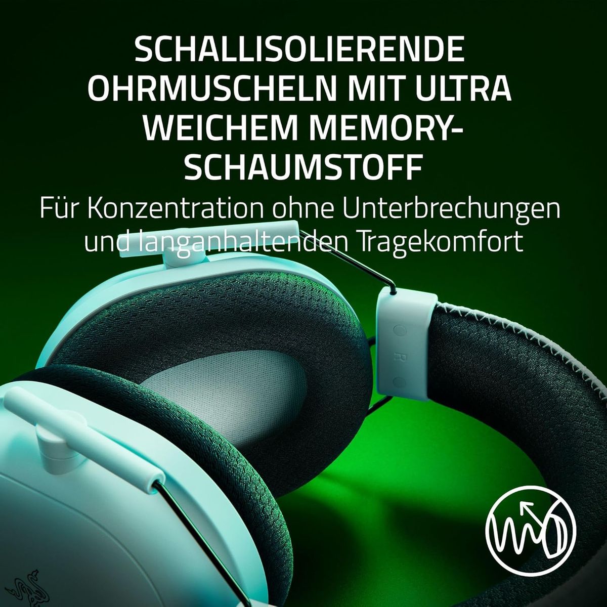 Razer Blackshark V2 Pro (Xbox) - Kabelloses Konsolen E-Sport Headset für Xbox S|X & One (Triforce 50mm Treiber, HyperSpeed Wireless 2,4 GHz, abnehmbares HyperClear Mikrofon) Weiß