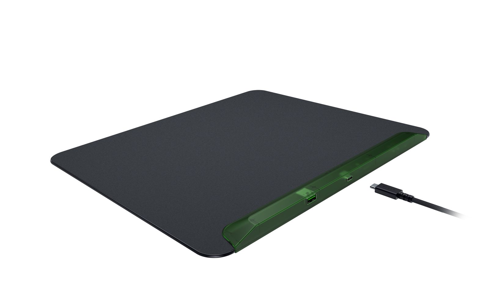 Razer Firefly V2 Pro Gaming-Mauspad, RGB-Beleuchtung, USB-Anschluss, Anti-Rutsch-Basis, Grün