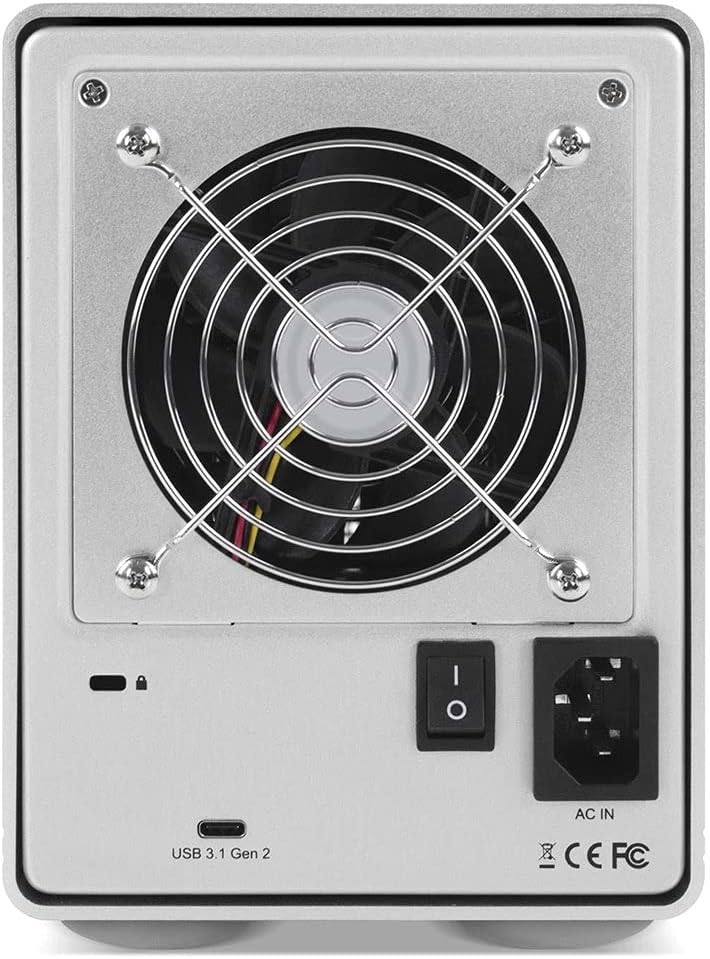 OWC Mercury Elite Pro Quad (0 TB) - Externes Speichergehäuse mit Vier Einschüben und SoftRAID XT für 2,5-Zoll- und 3,5-Zoll-SATA-Laufwerke