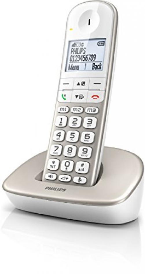 PHILIPS XL4901S/38 schnurloses Telefon große Tasten hörgerätekompatibel