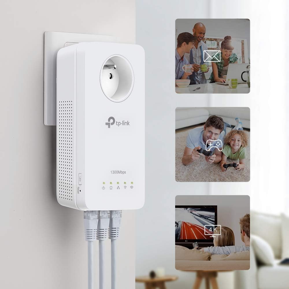 TP-Link AV1300 1300 Mbit/s Ethernet/LAN WLAN Weiß 1 Stück(e)
