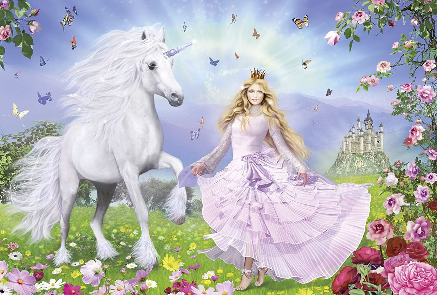 Schmidt Games Princess of the Unicorns Puzzle 100 piece(s)