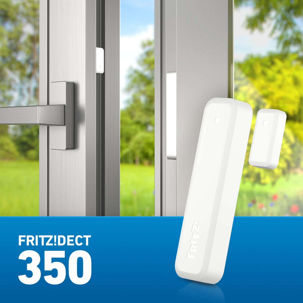 AVM FRITZ!DECT 350 Tür-/Fensterkontakt, DECT ULE, Kabellos, Akku AAA (2x), Wandmontage, Weiß