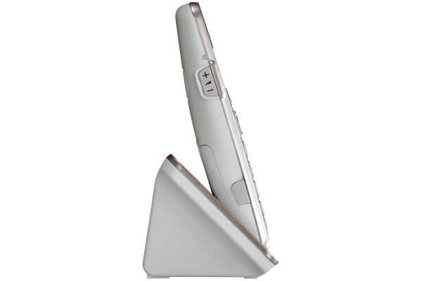 Panasonic KX-TGE210 DECT-Telefon Anrufer-Identifikation Champagner