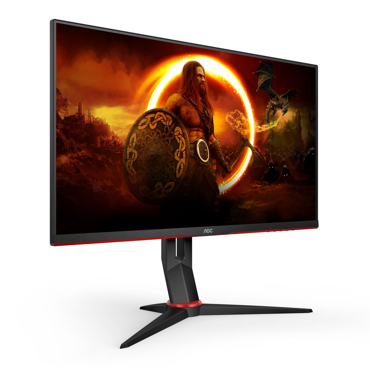 AOC Q27G2S/EU Computerbildschirm 68,6 cm 27" 2560 x 1440 Pixel Quad HD LED Rot