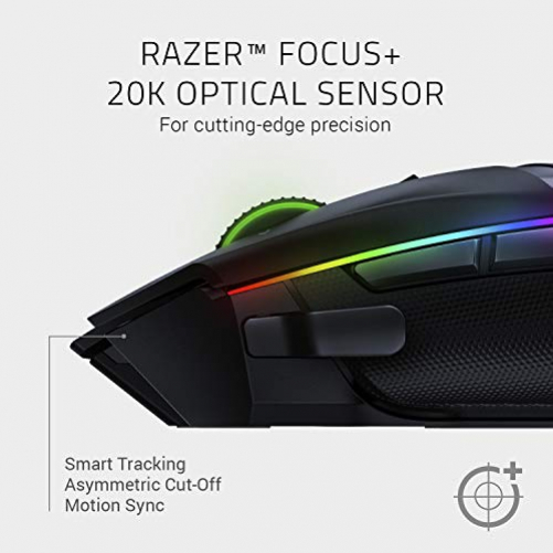 RAZER Basilisk Ultimate Wireless/Wired Ergonomic Optical Gaming Mouse 20.000 dpi