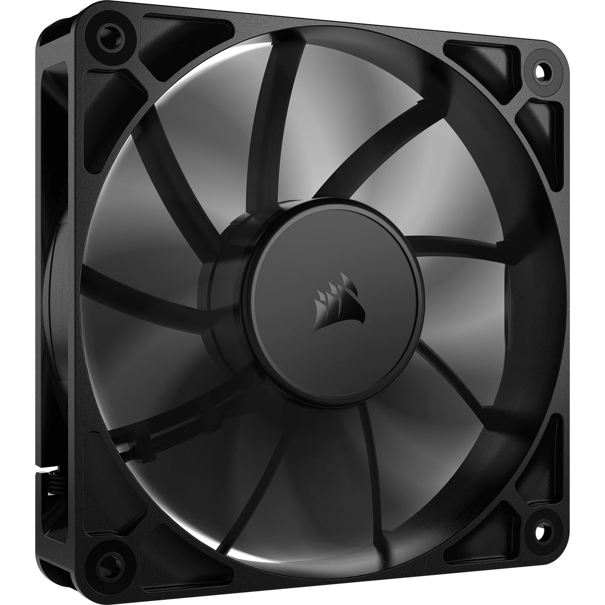 Corsair RS120 Gehäuselüfter 120 mm, PWM, 2100 RPM, 72,8 CFM, 36 dB, 4,15 mmH2O, Schwarz