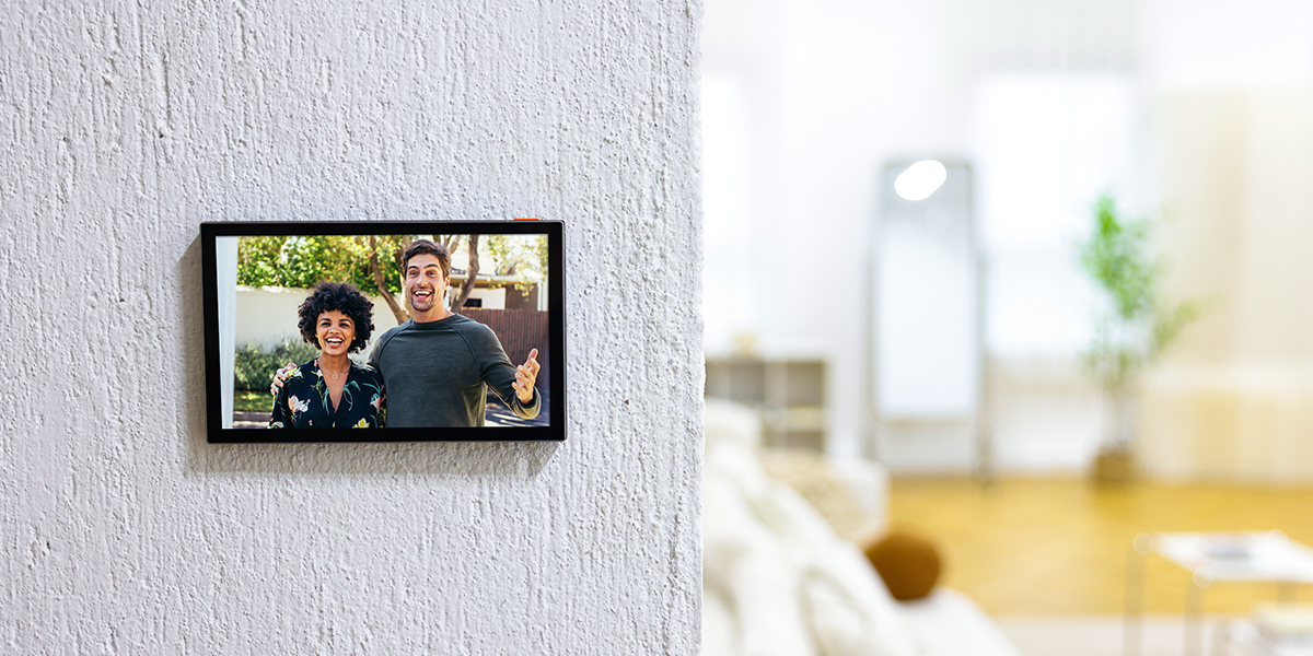 EZVIZ CS-HP7-R100-1W2TFC Video-Zugangssystem 7" Innenstation, WLAN, Nachtsicht 6 m, 2‑Way Audio, MicroSD, Schwarz/Silber, EU