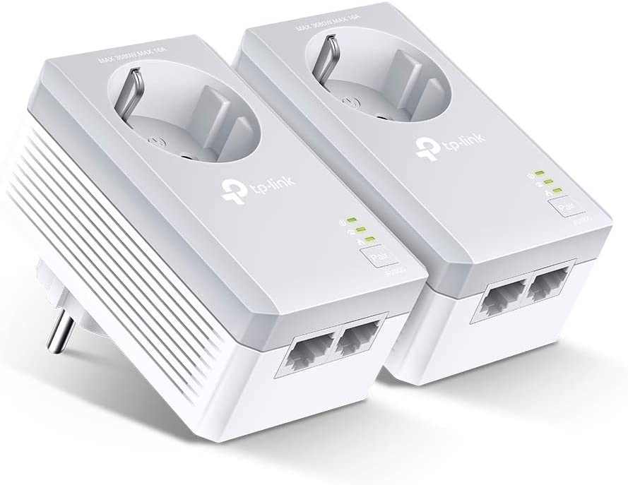 TP-Link TL-PA4020P KIT PowerLine Netzwerkadapter 600 Mbit/s Eingebauter Ethernet-Anschluss 2 Stücke