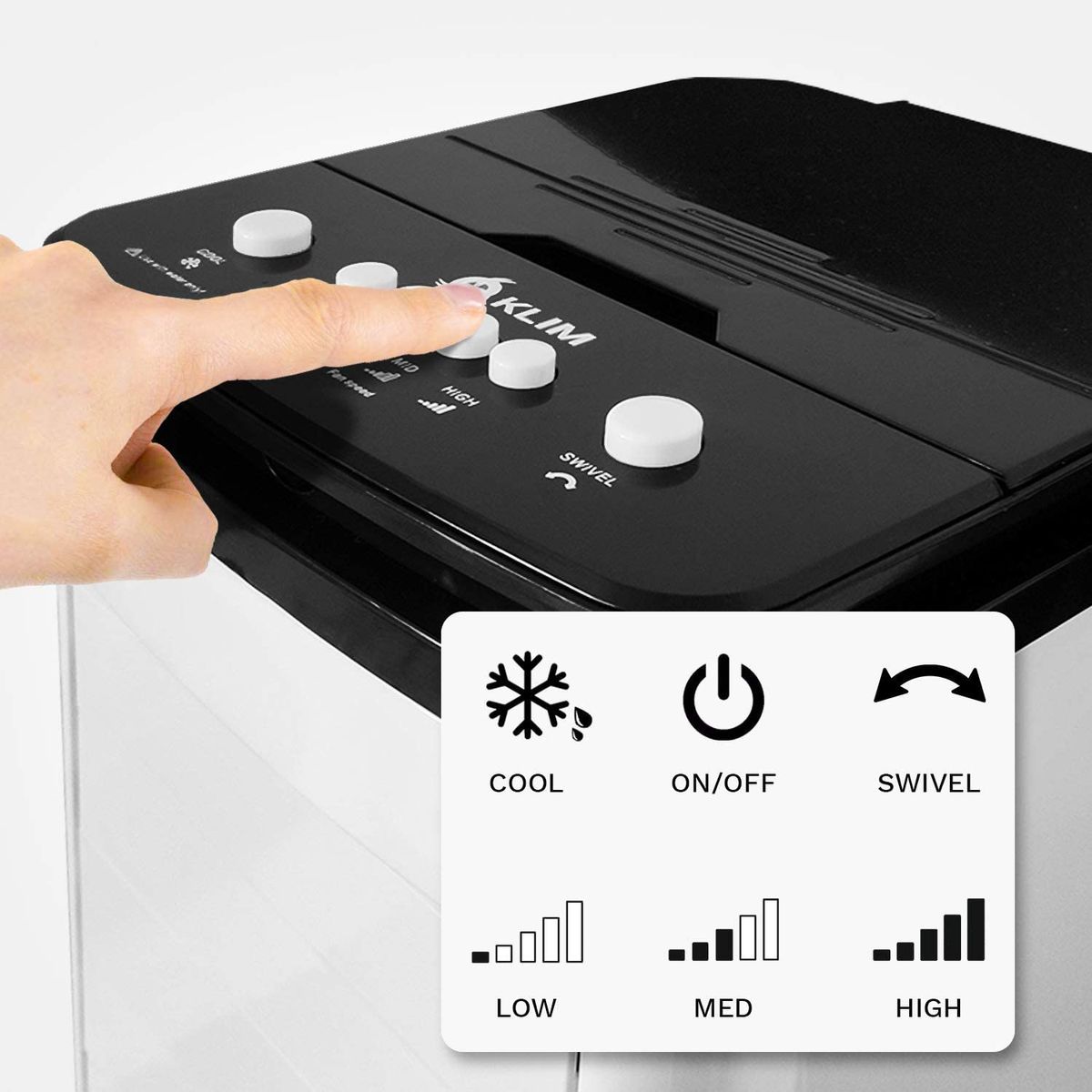 KLIM Fresh Mobile Air Conditioning Unit Evaporative Cooler Air Conditioner