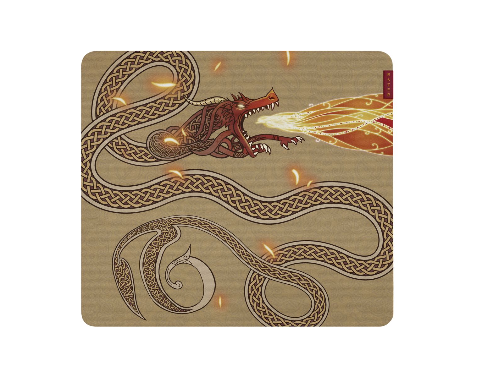 Razer RZ02-03333300-R3M1 Gigantus V2 Large Counter-Strike 2 Gaming-Mauspad, Gold, 400 x 450 mm, 3 mm