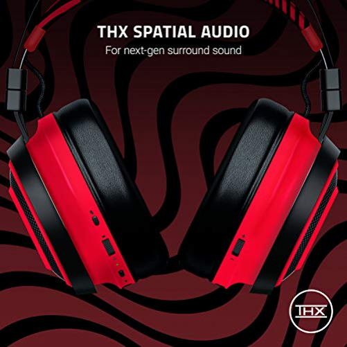 Razer Nari Ultimate HyperSense PewDiePie Gaming Headset 360° Surround-Sound Wireless RF + 3.5mm Chroma RGB for PC PS4*