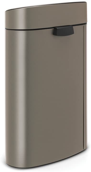 Brabantia Touch Bin New with Removable Plastic Insert 40 L Platinum