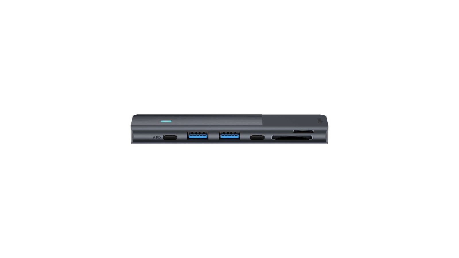 Rapoo UCM-2003 7-in-2 USB-C Multiport Adapter for MacBook 100W Power Delivery HDMI USB-C USB-A 3.0 microSD v1.0