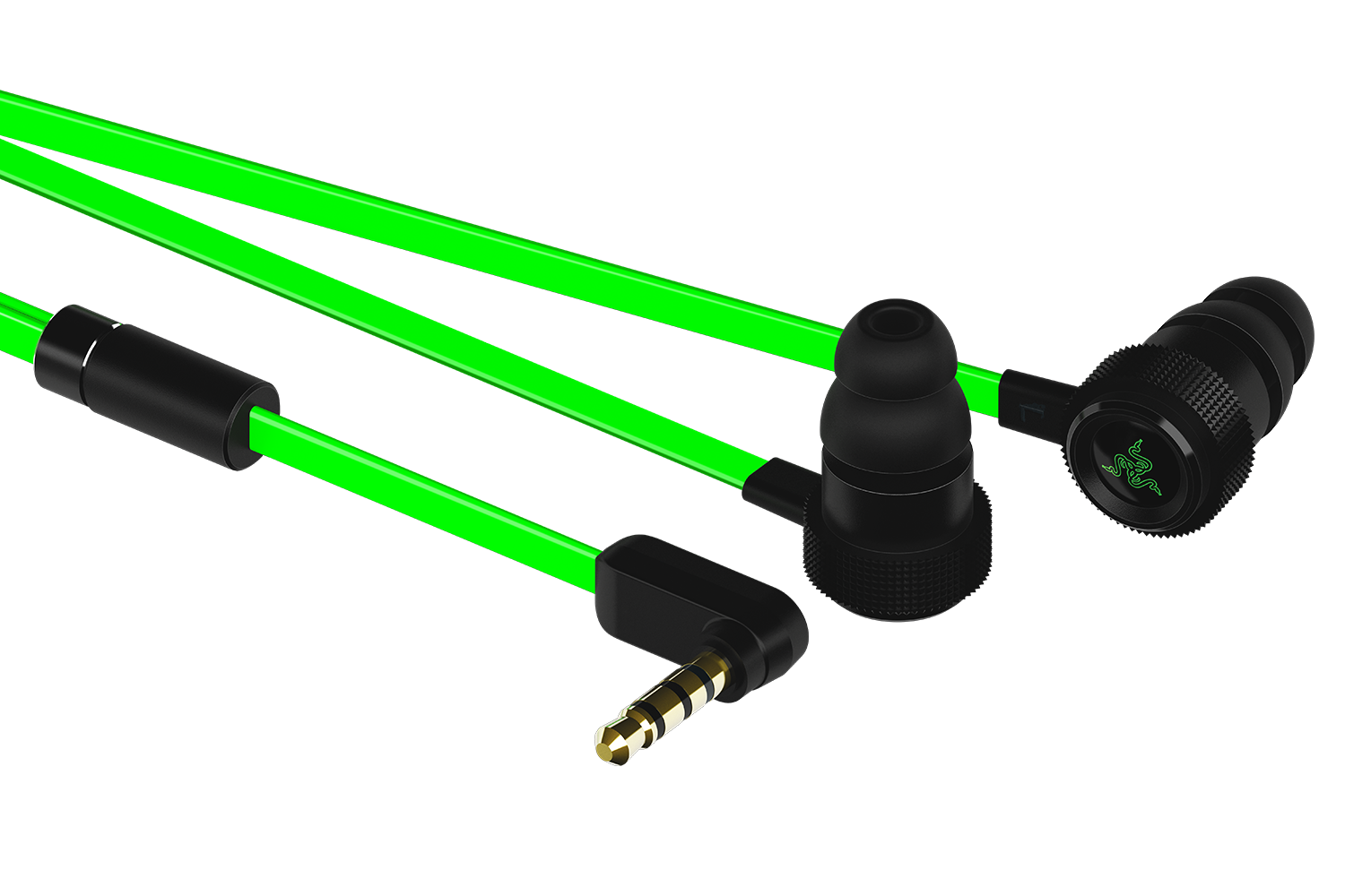 Razer Hammerhead V2 Wired 3.5mm In-Ear Stereo Mobile Köpfhörer schwarz/grün