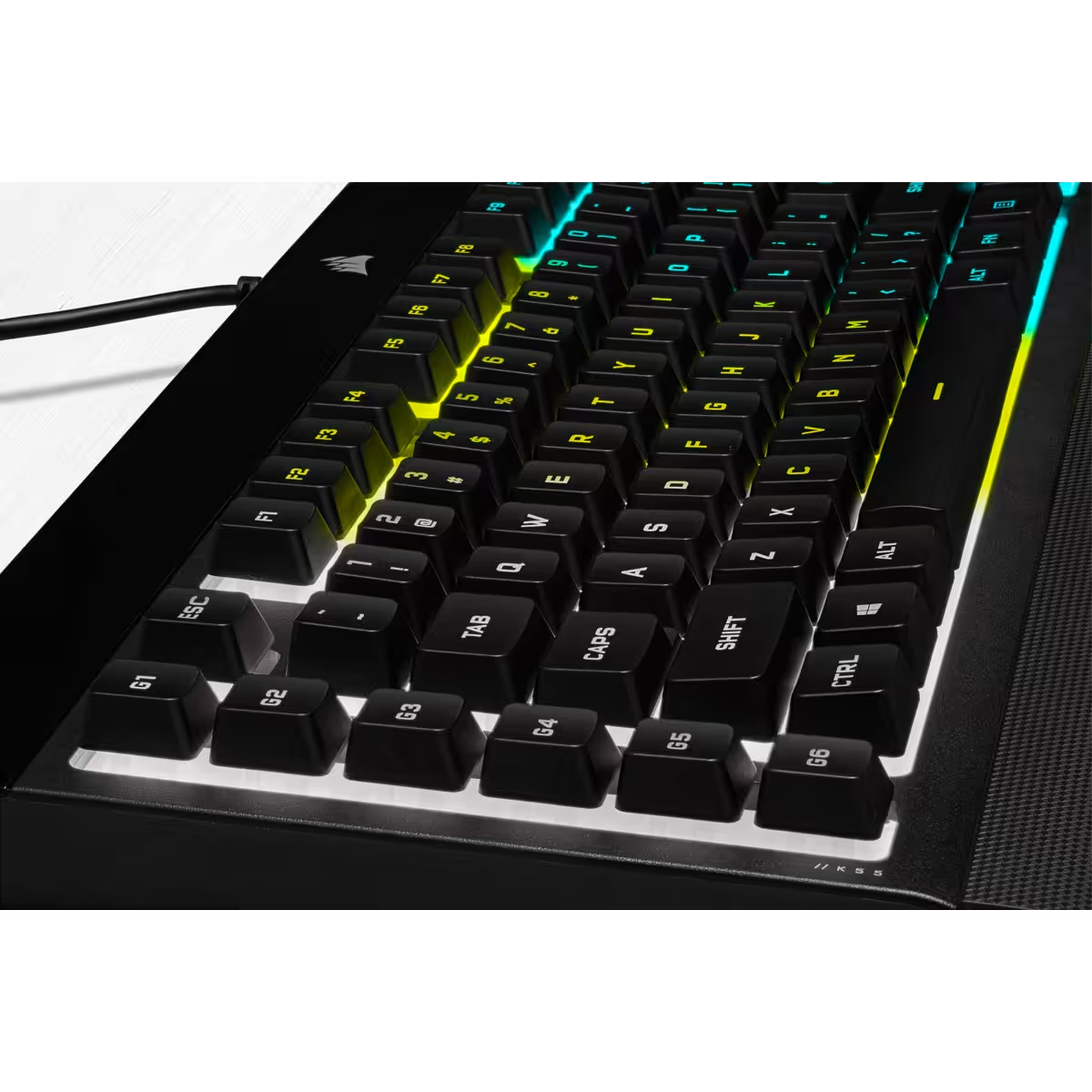 Corsair K55 RGB PRO Tastatur Gaming USB Schwarz - (ITA Layout - QWERTY)