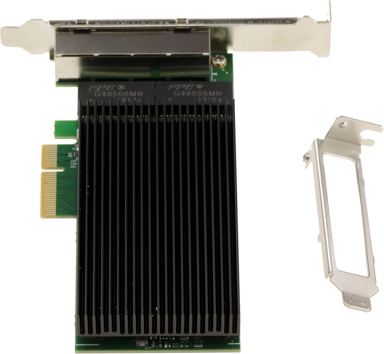 KALEA-INFORMATIQUE 11870587 PCIe-Netzwerkkarte 4x 2,5 Gbit/s, PCIe 3.1 x4, 4× RJ45, Intel I226 SRKTU, Jumbo Frames, Wake-on-LAN, Low-/High-Profile