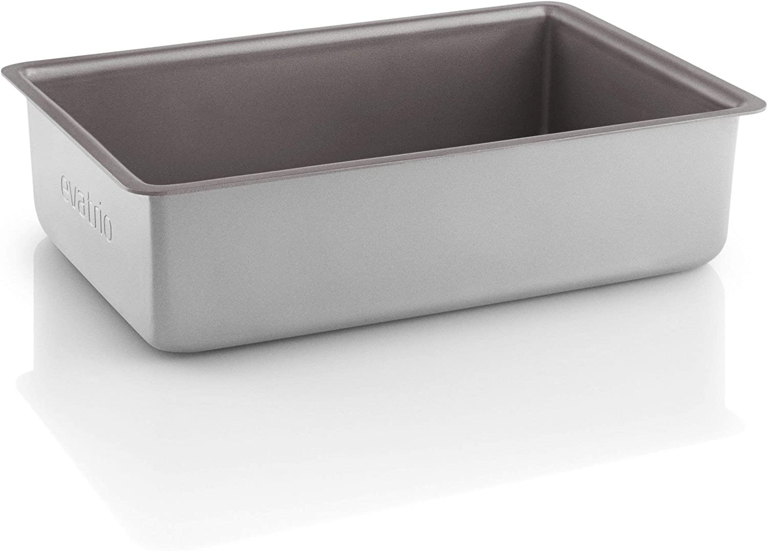 Eva Trio Bread Wheat Bread Loaf Tin, Black, 22 x 14 x 6 cm, 1.85 Litres, Grey