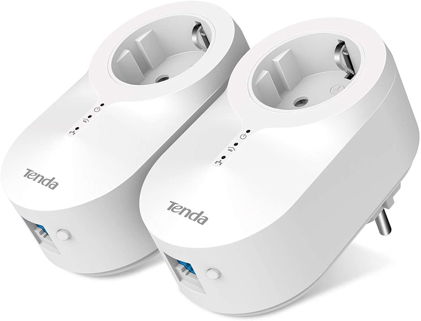 Tenda PH6 PowerLine Netzwerkadapter 1000 Mbit/s Eingebauter Ethernet-Anschluss 2 Stücke