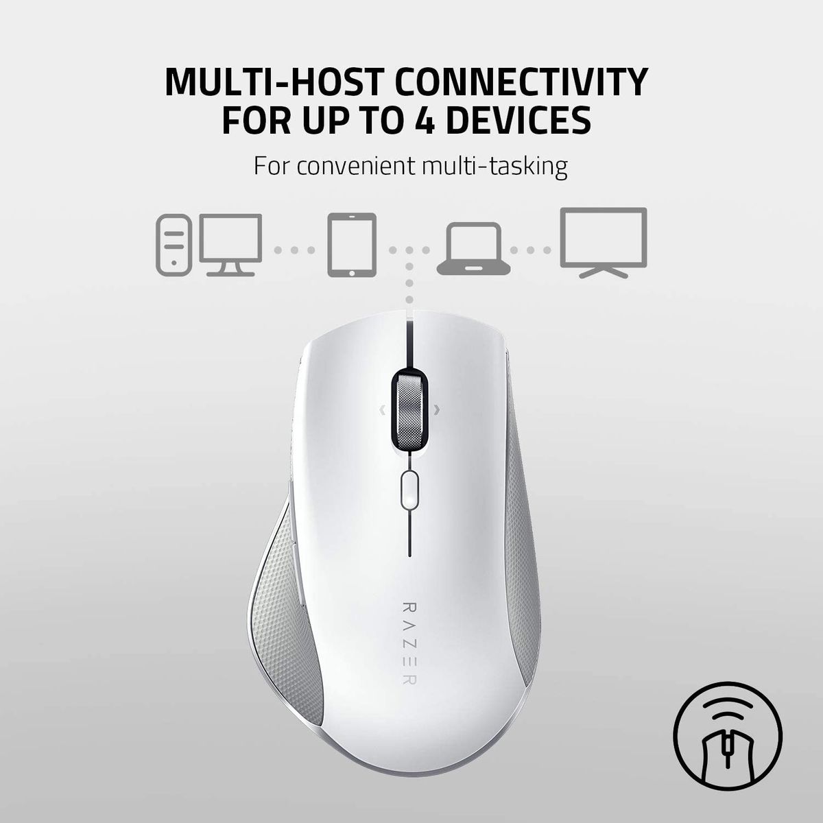Razer Pro Click Gaming Mouse Dual Wireless 16.000 DPI Ergonomic White