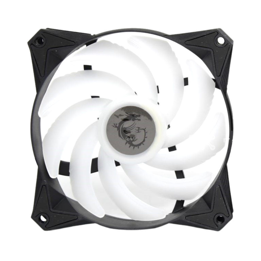 MSI APA1225M12 120mm ARGB Case Fan 500-2000 rpm for MAG Coreliquid 240R 360R v2