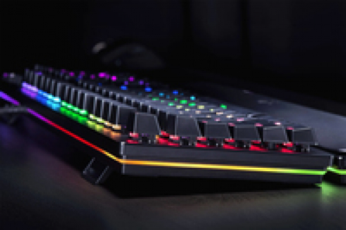 Razer Huntsman Elite Gaming Keyboard Opto-Mechanical Purple Switches ESP Layout - QWERTY