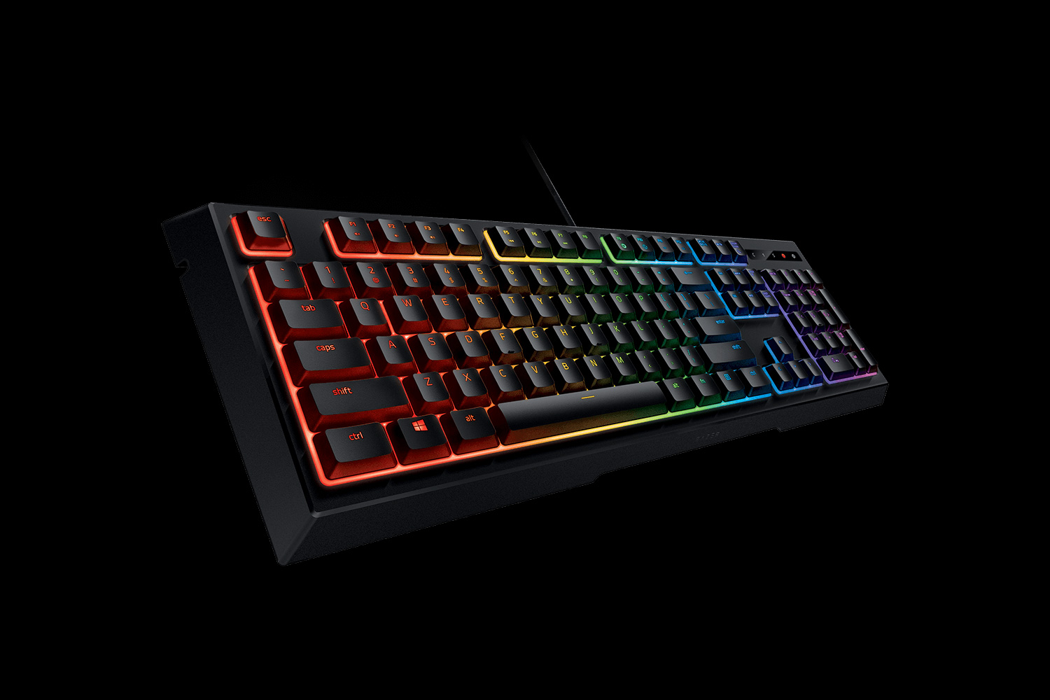 Razer Ornata Chroma Gaming Keyboard Mecha-Membrane Switches RGB USA Layout QWERTY ISO