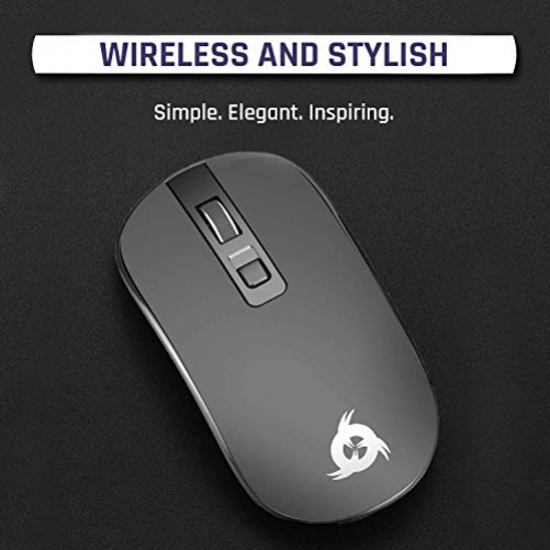 KLIM Inspiration Optische 1.600 DPI 2.4GHz Wireless Maus Beidhändig für PC/Mac
