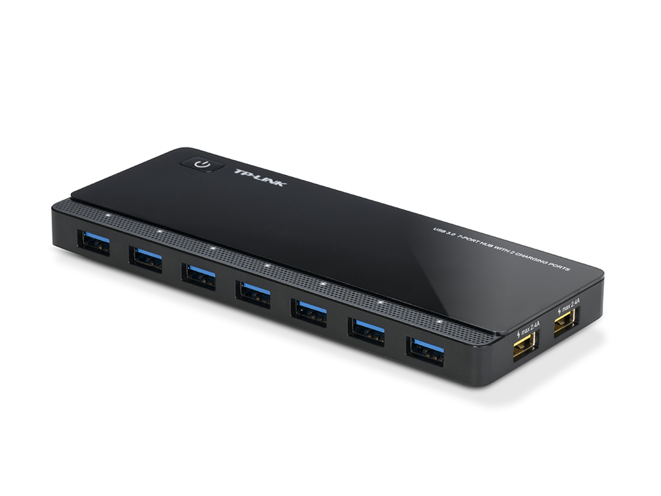 TP-Link UH720 Schnittstellen-Hub USB 3.2 Gen 1 (3.1 Gen 1) Micro-B 5000 Mbit/s Schwarz