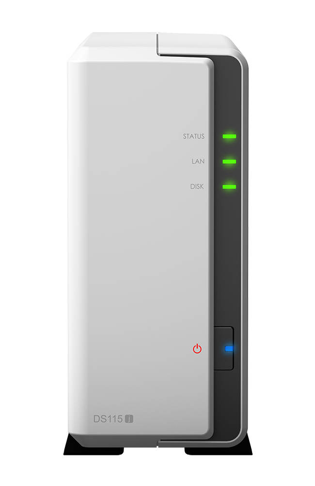 Synology DiskStation DS115j NAS Desktop Built-in Ethernet Port White Armada 370