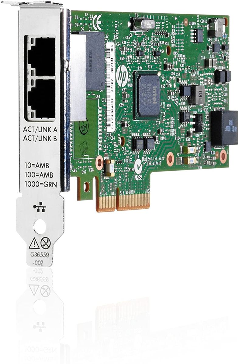 Hewlett Packard Enterprise Ethernet 1Gb 2-port 361T Built-in 2000 Mbps
