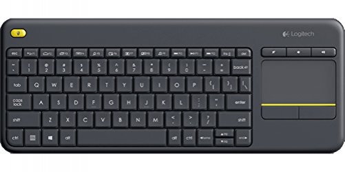 logitech K400 Plus Touch Wireless Tastatur schwarz (ITA Layout - QWERTY)