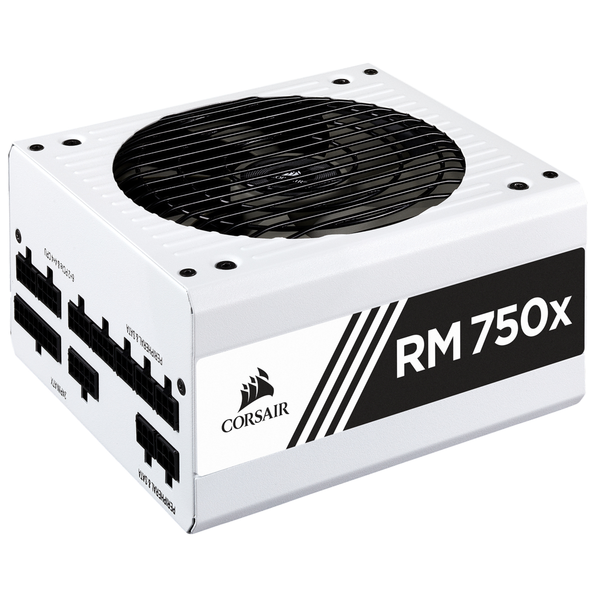 Corsair RM750x White Netzteil 750 W, Voll modular, 80 PLUS Gold, ATX 2.4, 20+4-pin, EPS 8-pin, 4x 6+2-pin, 135 mm Lüfter, Weiß