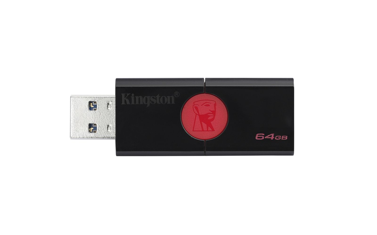 Kingston DataTraveler 106 USB-Stick 64 GB USB Typ-A 3.2 Gen 1 (3.1 Gen 1) Schwarz, Rot