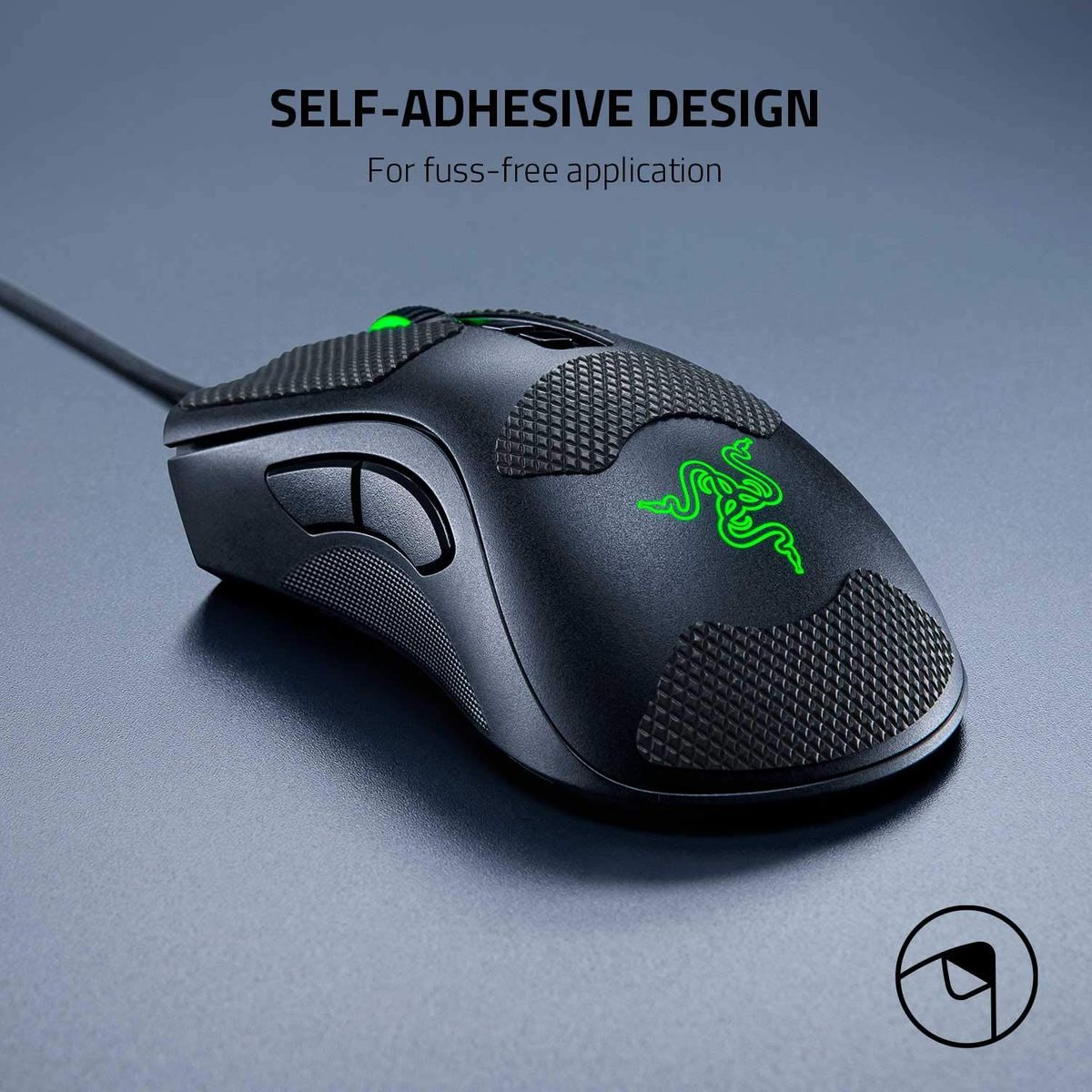 RAZER Mouse - Grip Tape for RAZER DeathAdder V2 Mini (Non-Slip, Self-Adhesive Design)