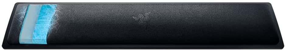 Razer Ergonomic Wrist Rest Pro for Full-Sized Keyboards with Cooling Gel